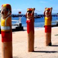 A pictorial stroll along Geelong Beach and Port Melbourne beach in Australia's Garden State, Victoria.