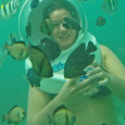 YOLO'ing it up in Bali by walking on the bottom of the Indian Ocean without an oxygen tank and playing with ALL the fish! 